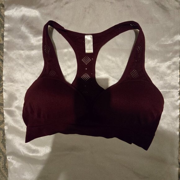 Maroon Rough River Exercise Bra Size L - Picture 4 of 5